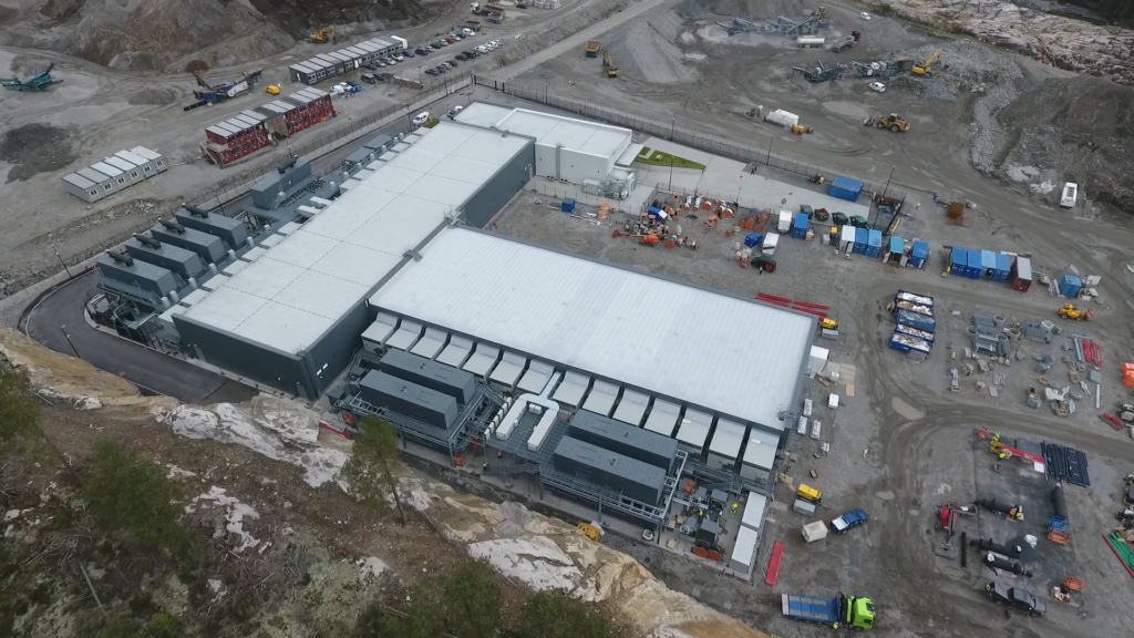 Construction site of DC3-Oslo Expansion