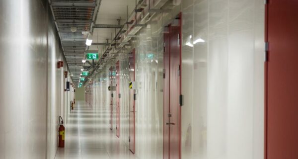 Green Mountain Business Case - Hallways at data center