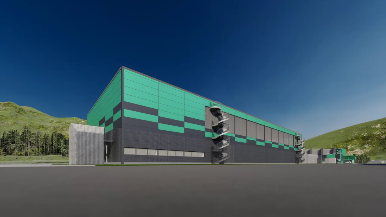 3D illustration of the expansion plans at Rjukan