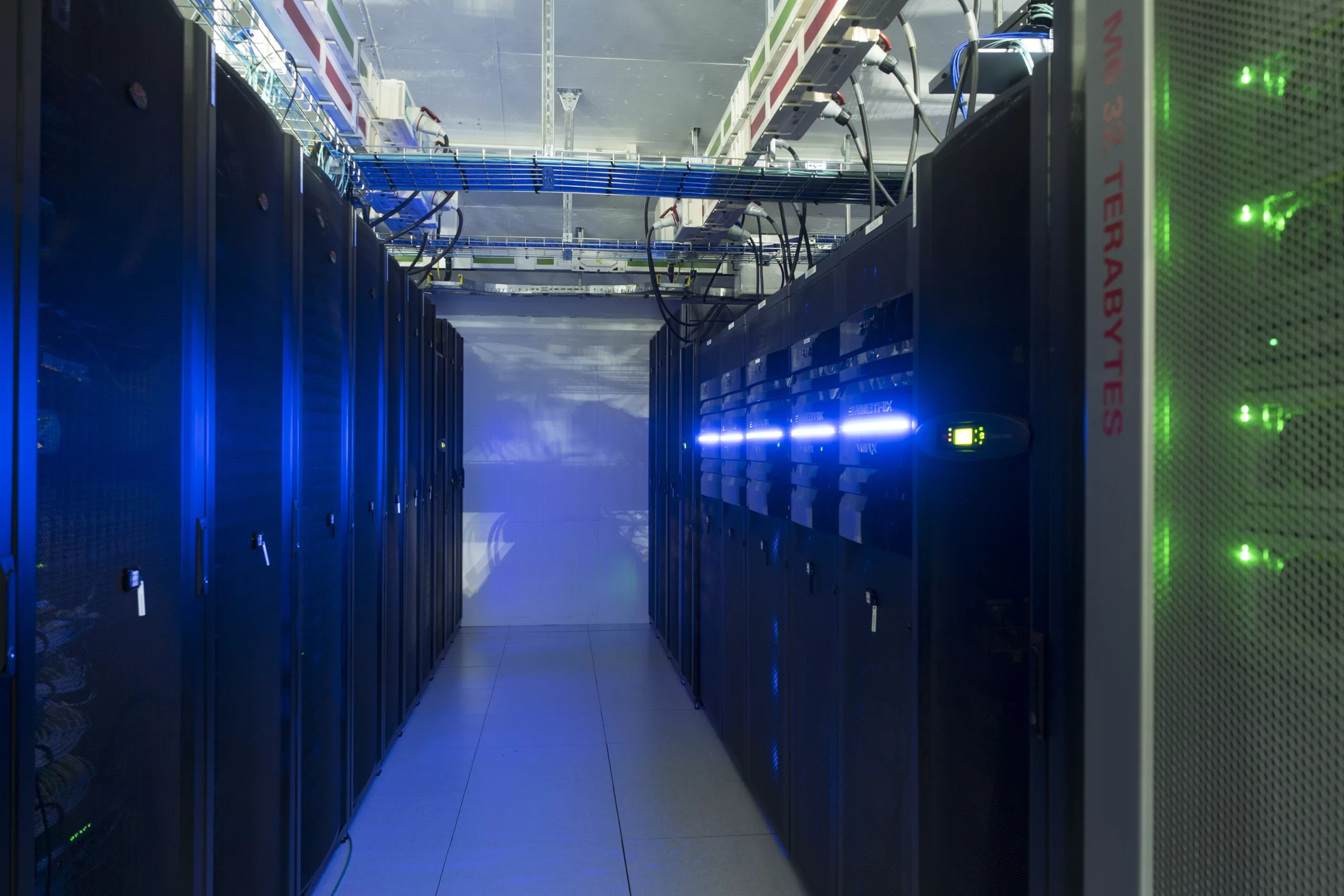 Inside a colocation data room