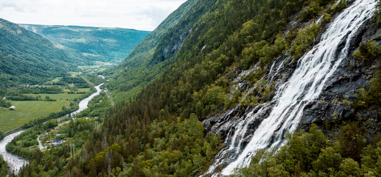 Waterfall in Rjukan
