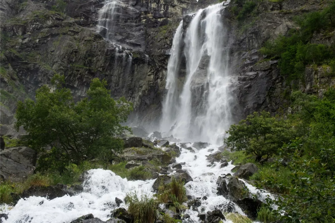 Waterfall at Rjukan - Hydropower